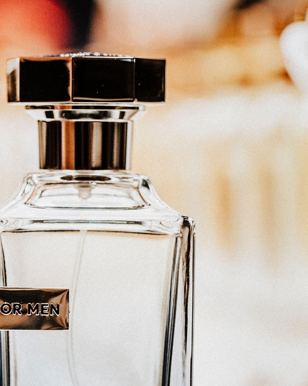 Frasco de perfume masculino